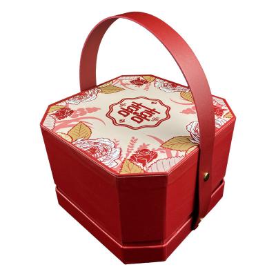 China Logo Printing Wedding Gift Packaging Box  Bow Knot Lid Base Cardboard Lid Bottom Elegant Paper Packaging Boxes en venta