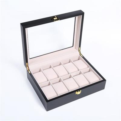 China New Design Watch Packaging Box Custom Personalized Luxury Wooden High Glossy Lacquer for sale