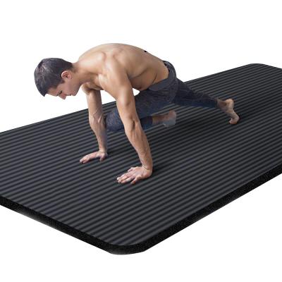 China Large 200cm Custom Home Fitness Exercise Mats Eco Friendly NBR Yoga Mat 20mm Eco-Friendly for sale