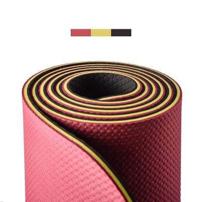 China 2021 Eco-Friendly New Custom Design Eco Friendly 6mm 3 Layers Yoga Mat Tape for sale