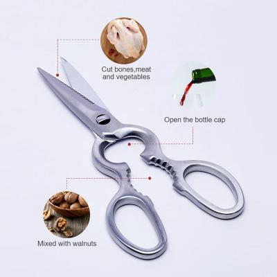 China Heavy Duty Home Poultry Scissors Universal Kitchen Stainless Steel Scissors with Kitchen Shears for sale