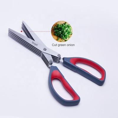 China Factory Supply Universal Portable Kitchen Scissors High Cut Cost Effective 9 Inches For White Onion Scissors for sale