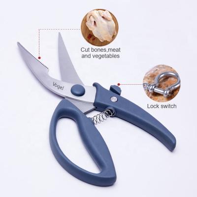 China New Design Universal Kitchen Cut Resistant Stainless Scissors Bone Cutting Scissors For Kitchen Scissors for sale