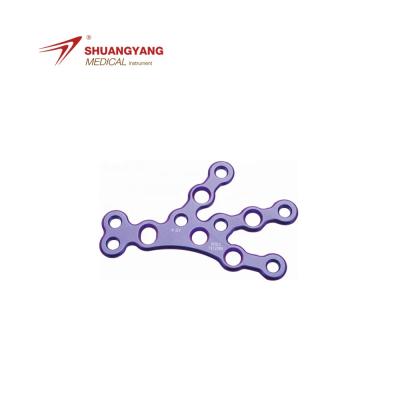 China Pure titanium calcaneal titanium locking fracture compression plate foot bone LCP trauma and screw for sale