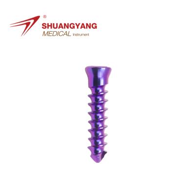 China 3.0 Titanium Alloy Cortical Orthopedic Implant Screw , Fracture Titanium Alloy Nail for sale