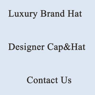 China INS Branded Bucket Hat Designer Breathable Fashion Luxury Hats For Women Mens for sale