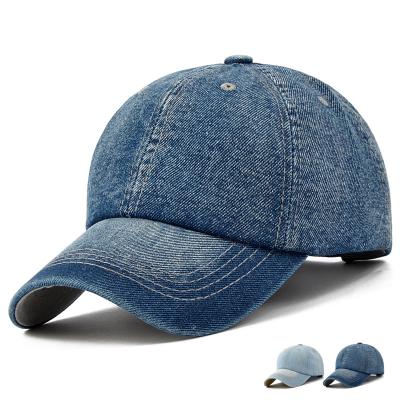 China COMMON Wholesale High Quality Blank Hat Vintage Plain Denim Baseball Cap Fashion Hat Mens Headwear for sale