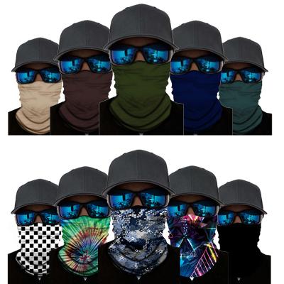 China Protect Ring Neck Scarf Camouflage Leaves Face Mask Sports Seamless Custom Face Mask New Hair Multi Functional Bandana Headband for sale