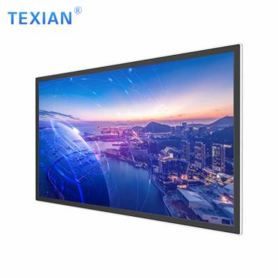 China Horizontal 75 Inch Indoor HD Lcd Screen Network Media Network Ultrathin Wall Mounted Advertising Video Player for sale