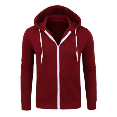 China Anti-Wrinkle Men's Fleece Jacket Spring New Autumn Sweater Zipper Drop Shoulder Border Sweatshirts Plus Size Mens Hoodies for sale