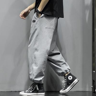 China Anti-wrinkle men's overall men's Korean version of the new trend Harlan feet cropped loose casual pants pants for sale