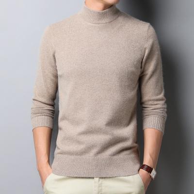 China Anti-Wrinkle In Stock Eco Cashmere Sweater Mens Crewneck Pullover Sweaters Winter Knitting 100% Long Sleeve for sale