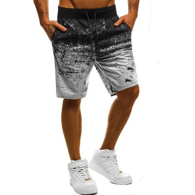 China Breathable QUICK DRY Logo Casual Splash Ink Shorts 2021 sports pants men's shorts pants for sale