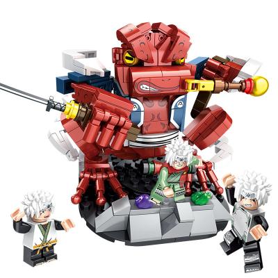 China Beast Anime Seer DIY Building Brick Toads GAMA-Bunta Building Blocks Educational Action Figure Creator For Kids Toy Bricks Sets for sale