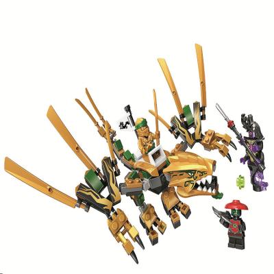 China DIY TOY Building Blocks Classic The Golden Dragon Educational 11160 Toys Sets Bricks Model for Kids Kits for sale