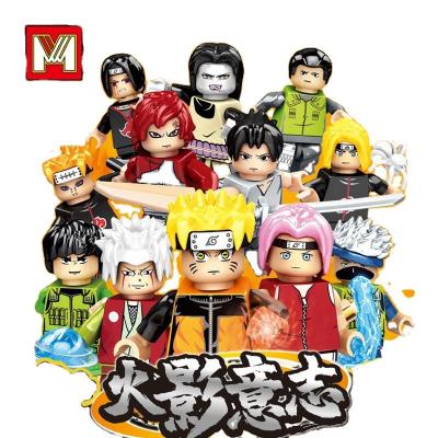 China Hot Selling Brick 24pcs/Sets DIY Building Block Cheapest Blind Box Stock Anime Anime Children Kids Toys Model Bricks for sale