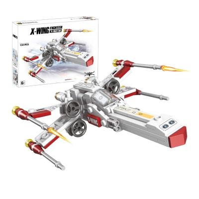 China 2022 Classic Kids Construction Bricks Building Blocks Sets Model NEW X-Wing DIY Brick Fighter Airplanes Stars Spaceships Toy City for sale