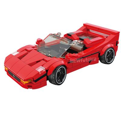 China DIY Building Brick Famous Speed ​​Champion Supercar Racing Car Sports Building Blocks Bricks Sets Kits Kids Classic Model for sale