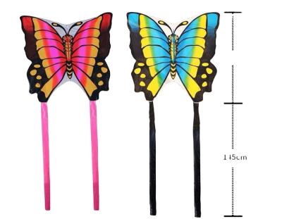 China Weifang popular cometa butterfly beach outdoor game kite protective upper parts new big with flying wire for sale