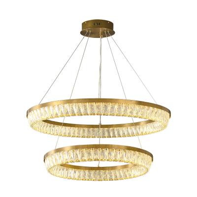 China Factory Wholesale Modern New High Luxury Crystal Led Ceiling Light Lamp Directly Fit Chandelier Pendant Decor for sale