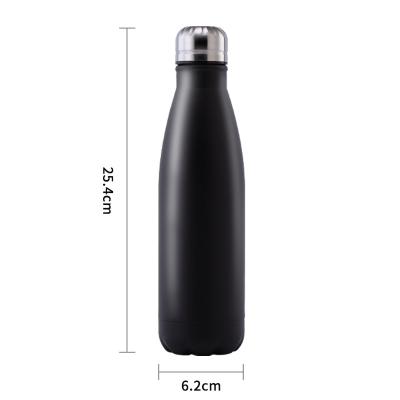 China Minimalist Manufacturer Stainless Steel Cola Bottle Vacuum Flask Bowling Cup Outdoor Sports Border Empty Bottle for sale