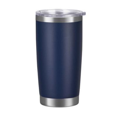 China Sustainable customized tumbler premium 20 oz with straw and brush, suitable for hot and cold drinks, beer and wine for sale