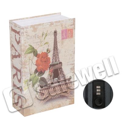 China Safewell BS0201C Factory High Quality Bypass Book Safe Safes Book Safe Book Large With Key BS0201C for sale