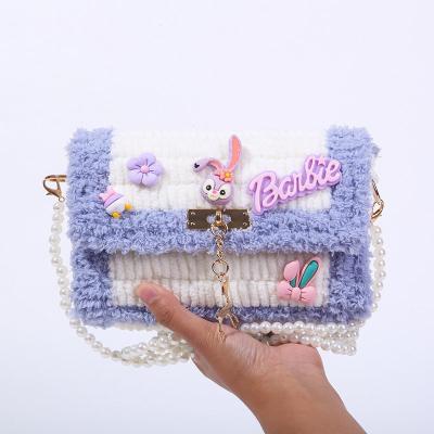 China Handwoven Messenger Bag Homemade Bag Mini Wallet Handbags Fashion Kalanta Amazon Yarn Diy Lady Handbag for sale