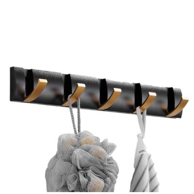 China Viable Factory Direct Wholesale Different Bathroom Coat Hooks,Rustic Wall Mount Black Gold Coat Robe Hook for sale