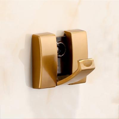 China Good Quality Hot Selling Multiple Size Square Gold Options DIY Aluminum Wall Hooks for sale