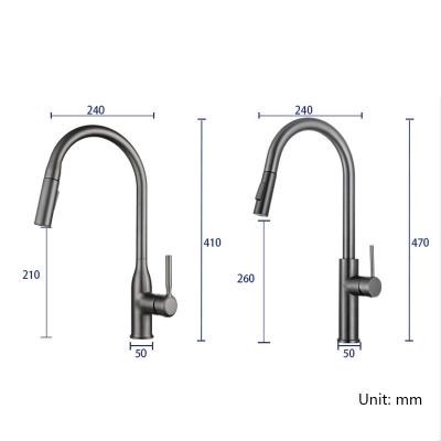 China Sense Faucets Factory Wholesale Brass Countertop Mounted Single Handle Single Hole Sensor Faucet, Black Plated Brushed Kitchen Faucet for sale