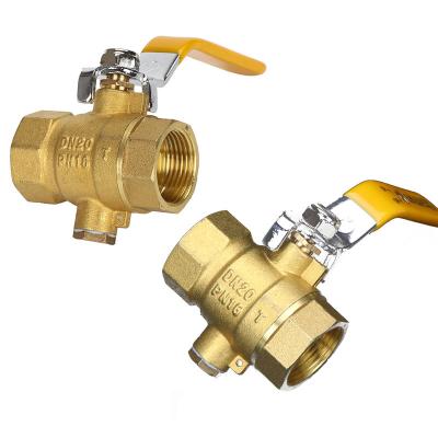 China General China Professional Manufacture Dn25 Gauging Ball Valve Hot Universal Lockout for sale