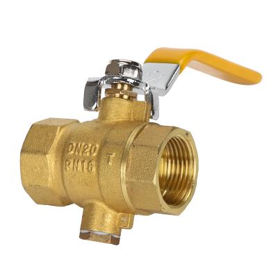 China General China Professional Manufacturer Dn 20 High Pressure Gauge Hot Brass Ball Valves for sale