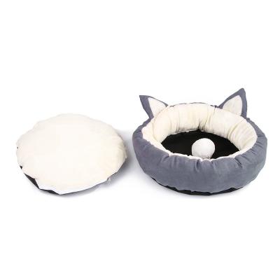 China Cat Litter Four Seasons Universal Pet Cat Litter Four Seasons Universal Kennel Ear Plush Removable And Washable Small And Medium Garbage for sale