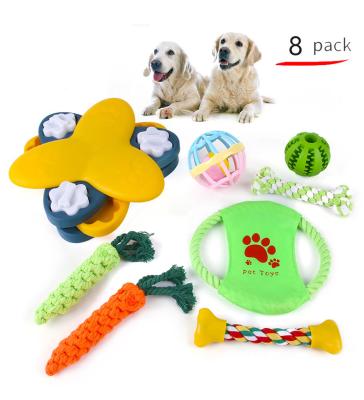 China New Viable Dog Toy Set Molar Resistant Plush Material Interactive Healthy Dog Toy Supplies for sale