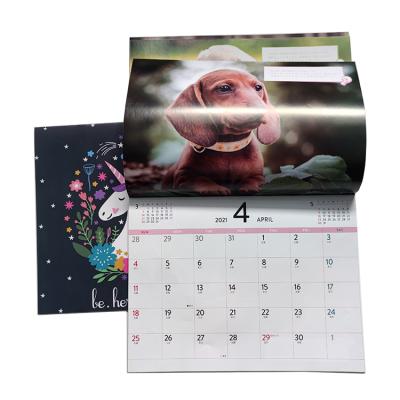 China 2022 wall calendar wall calendar with cute dog photographs for sale