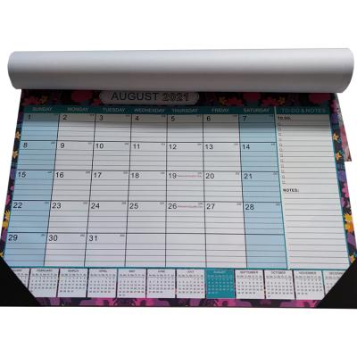 China Wholesale Cheap Large 2021-2022 Wall Calendar Organizer Pad Monthly Desk Calendar for sale