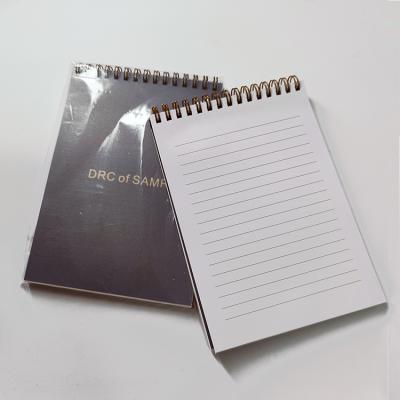 China Magnetic Wire-O Fastener Lined Stone Paper Notebook With PP Cover for sale