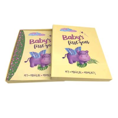 China paper & Cardboard Custom Printing Baby's First Year Memory Book for sale