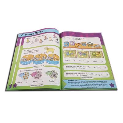 China Kid's Math Learning OEM Smart Kid's Math Sticker Game Book for sale