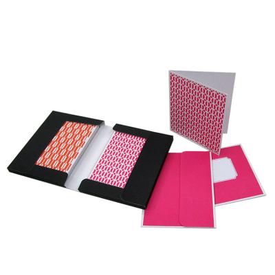 China Paper Europe Invitation 10 Greeting Card Set Envelopes With Folder Packed for sale