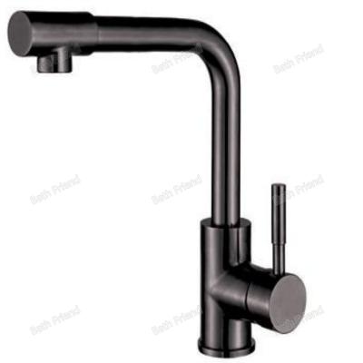 China Metered Faucets 360 degree Single handle  water tap hot & cold stainless steel 304 kitchen faucet pull down sink faucet for sale