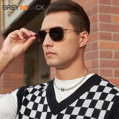 China Fashion Sunglasses 2023 New Retro Vintage Metal Frame Square Sun Glasses for Men Women Polarized Shades Sunglasses 1011 for sale