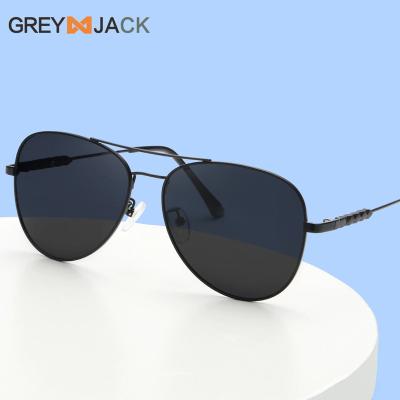 China Pilot 2023 High Quality Classic Aviation Sunglasses Brand Designer Sunglasses Men Women Polarized Sunglasses for sale