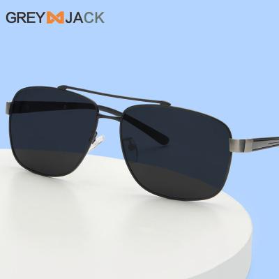 China Rectangle 2023 Custom Sun Glasses Rectangle Men Women Shade Sunglasses Oversize Vintage Polarized Sunglasses for sale