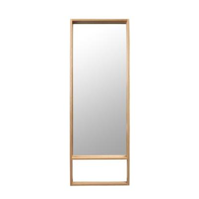 China Transitional Nordic Square Style Bathroom Wall Mounted Hower Iron And Dormitory Mirror Wall Mounted Wash Basin Cosmetic Mirror for sale