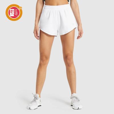 China High Quality Women's Breathable Sport Shorts Compression Breathable Yoga Pants Ladies Side Gym Pocket Casual Shorts for sale