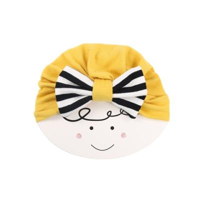 China Cute Baby Hair Band Elastic Wide Bowknot Headband Newborn Soft Custom Hair Accessory for sale