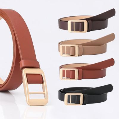 China Wholesale Adult Factory Designer Decoration PU Women Leather Belt With Interesting Buckle for sale