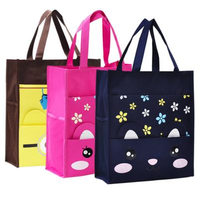 China Factory Custom Printing Polyester Shopping Bag 600D Oxford Reusable Handled Carry Tote Bag For Adults for sale